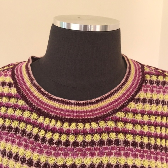 NWT! FREE PEOPLE Pink Combo Size S Knit Dress - Picture 2 of 8